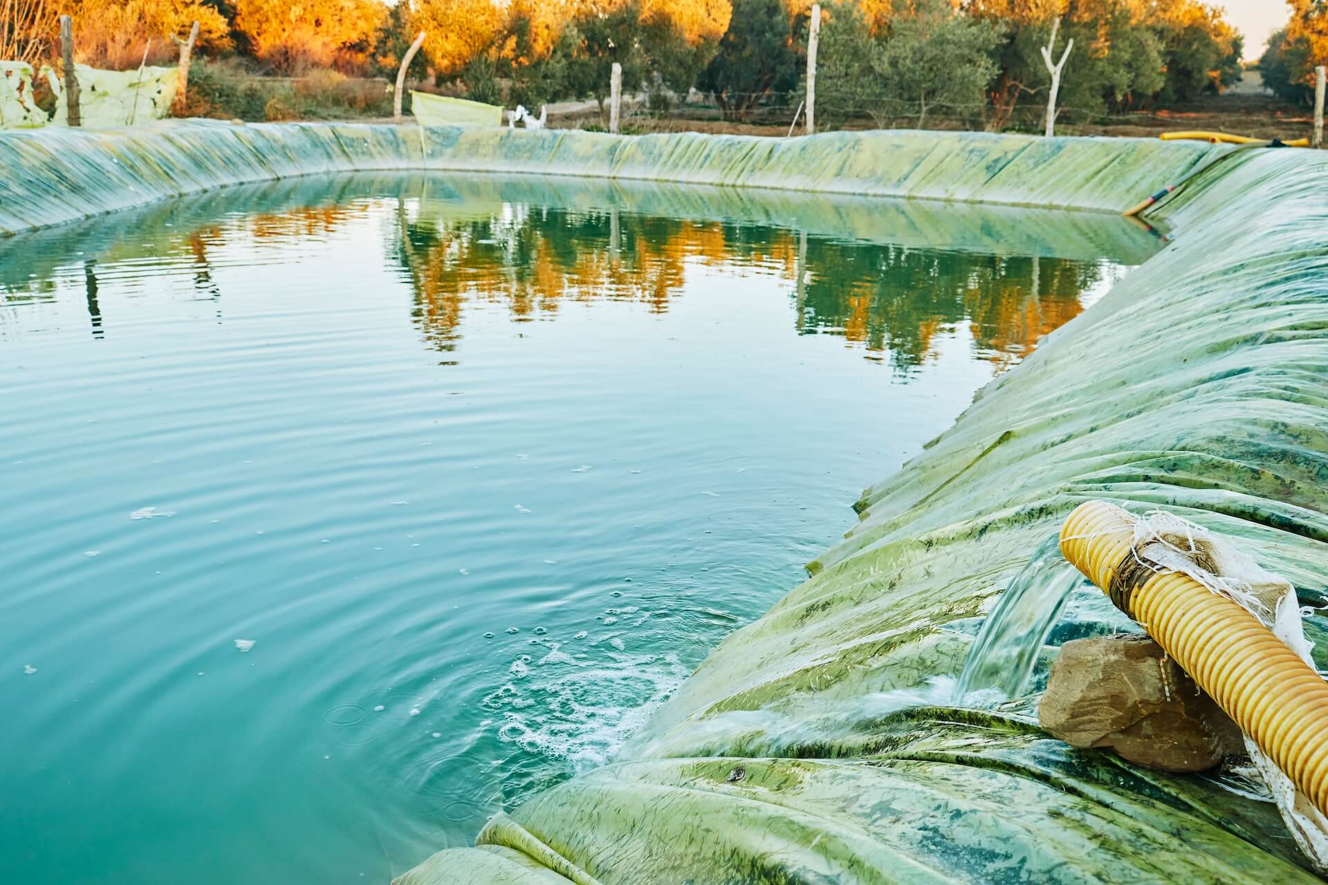 vasca di accumulo acqua piovana